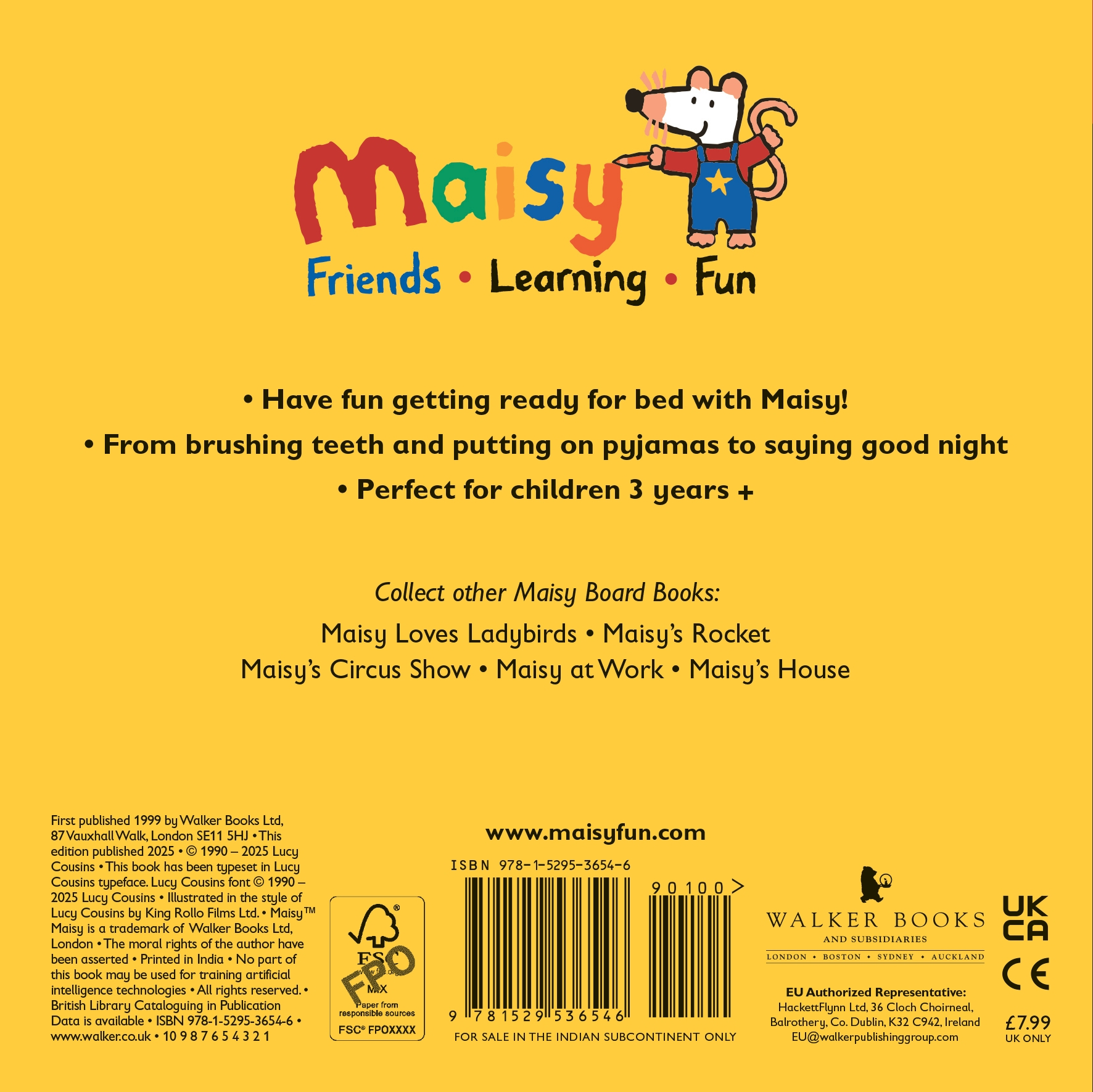 Maisy’s Bedtime | A Maisy Storybook from the bestselling Maisy series | The Perfect Board Book for Bedtime | For Ages 2+