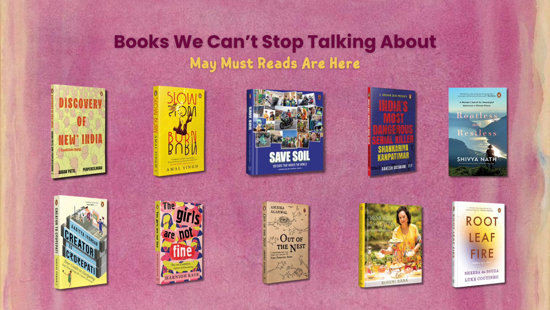 What Are We Reading This May
