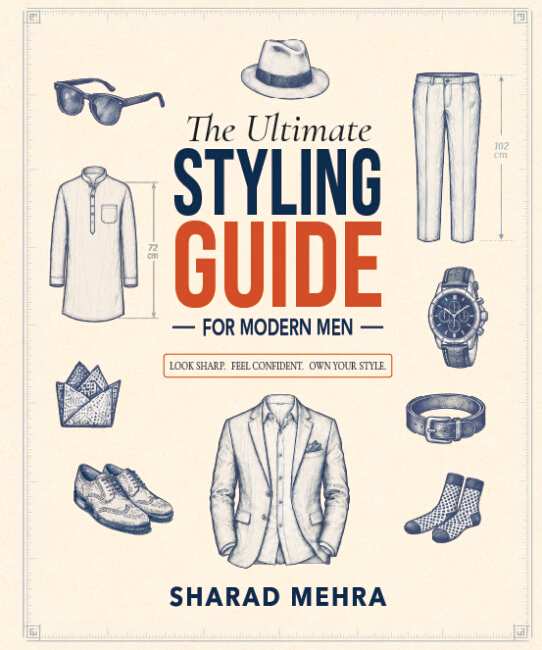The Ultimate Styling Guide for Modern Men: A Complete Illustrated Guide to Clothing, Accessories, Grooming & Style | By Sharad Mehra